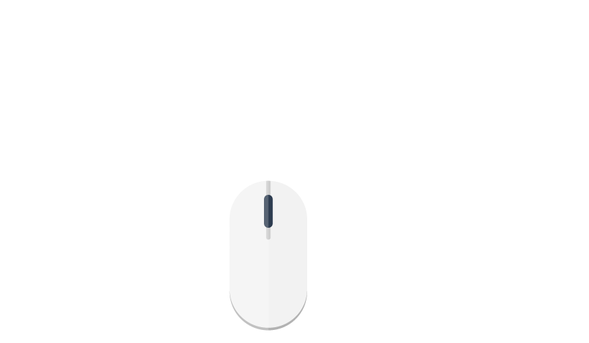 Immagine banner mouse e servizi web